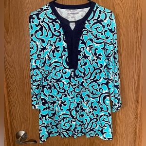 Croft & Barrow Blue Blouse